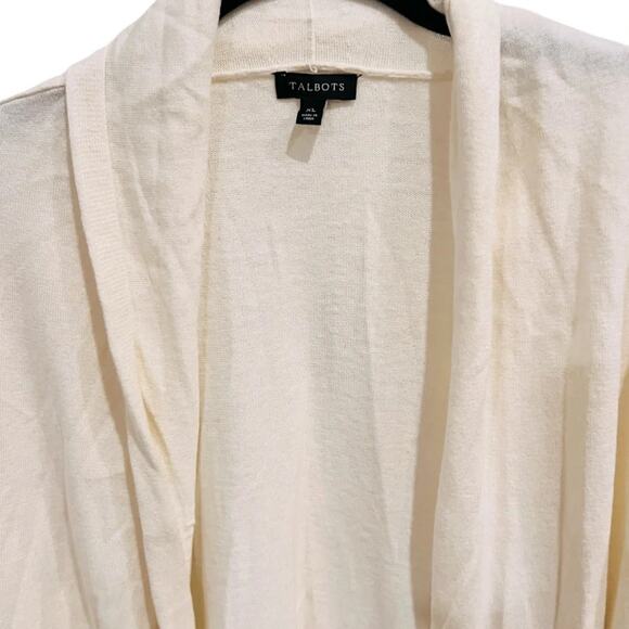 Talbots OPEN-FRONT CARDIGAN-STRIPED Size XL - Picture 3 of 9